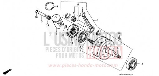 VILEBREQUIN/PISTON CR80RN de 1992
